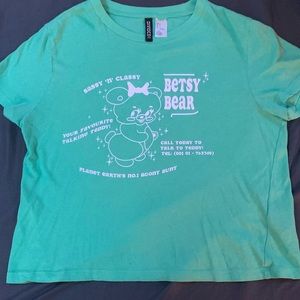 H&M BETSY BEAR CROP TOP